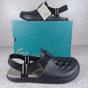 Chaco Chillos Clogs Black Slip On Comfort Outdoors Sandals Men's Shoes